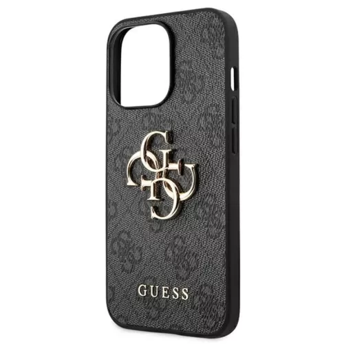 iPhone 13 Pro Max Guess GUHCP13X4GMGGR Big Metal Logo tok 4G szürke-3666339024826 4 kép