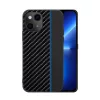 iPhone 13 Pro Max Tel Protect Carbon Tok Fekte / Kék Csík-5900217885344 1 kép