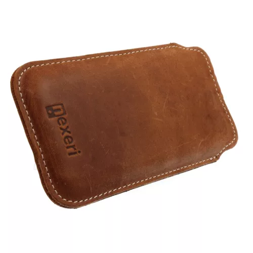 iPhone 13/13 Pro / 12/12 Pro Nexeri Leather Pocket bőr tok XL barna-5904161118947 2 kép