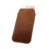 iPhone 13/13 Pro / 12/12 Pro Nexeri Leather Pocket bőr tok XL barna-5904161118947 3 kép