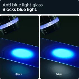 iPhone 13/ 13 Pro /14 Spigen Glas.TR Antiblue EZ Fit 2 db kijelzővéd-8809811851267 1 kép