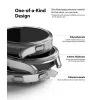 Samsung Galaxy Watch 4 44 mm Ringke Slim tok 2x átlátszó/fekete-8809818847829 4 kép