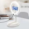 30cm LED 12'' asztali körfény, ringlight és telefontartó fehér On-5903396124587 4 kép
