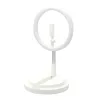 30cm LED 12'' asztali körfény, ringlight és telefontartó fehér On-5903396124587 1 kép