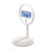 30cm LED 12'' asztali körfény, ringlight és telefontartó fehér On-5903396124587 2 kép