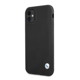  iPhone 11 BMW Leather Deboss bőrtok fekete (BMHCN61RCDPK)-3666339011741 1 kép