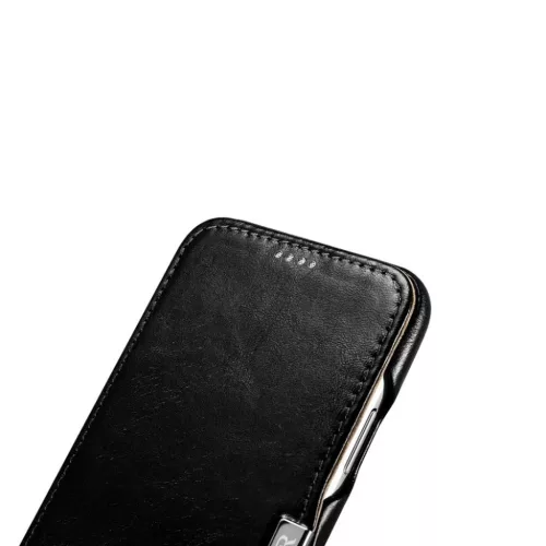 iPhone XS MAX Icarer vintage fliptok fekete színben-6958955844917 3 kép