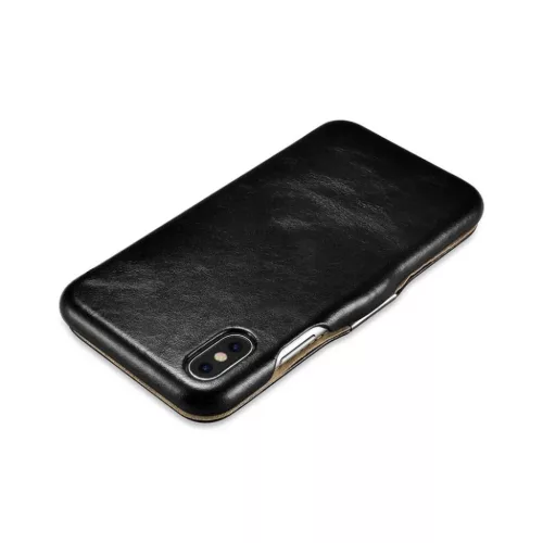 iPhone XS MAX Icarer vintage fliptok fekete színben-6958955844917 4 kép