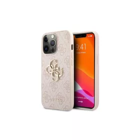 iPhone 13 Pro Guess GUHCP13L4GMGPI Big 4G Glitter tok rózsaszín-3666339024857 7 kép