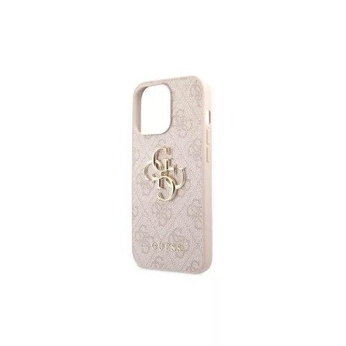 iPhone 13 Pro Guess GUHCP13L4GMGPI Big 4G Glitter tok rózsaszín-3666339024857 3 kép