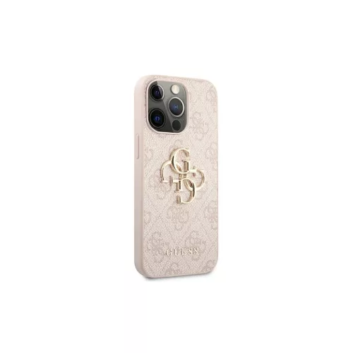 iPhone 13 Pro Guess GUHCP13L4GMGPI Big 4G Glitter tok rózsaszín-3666339024857 4 kép
