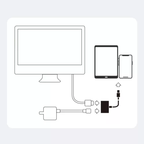 Joyroom adapter Lightning - Digital HDMI + Lightning FullHD 1080p 60Hz-6941237153449 5 kép
