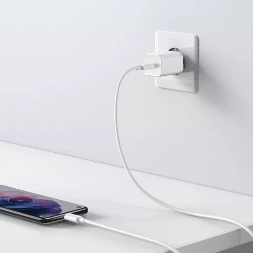 Baseus Super Si 1C gyors töltő fali adapter USB Type C 25W fehér-6932172603731 8 kép
