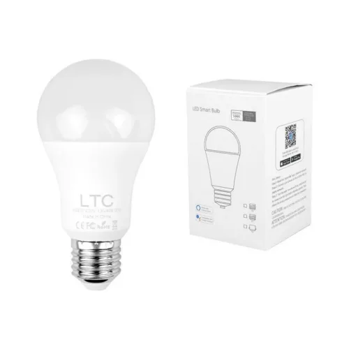 LTC E27 A60 10W RGB wifi-vel kapcsolható LED izzó-5902270765991 2 kép