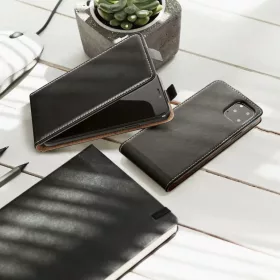 Samsung A53 5G Slim Flexi Fresh függőlegesen nyíló fliptok fekete-5903396144998 2 kép
