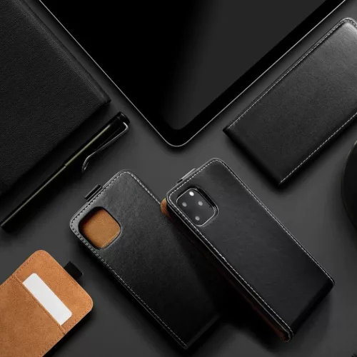 Samsung A53 5G Slim Flexi Fresh függőlegesen nyíló fliptok fekete-5903396144998 3 kép
