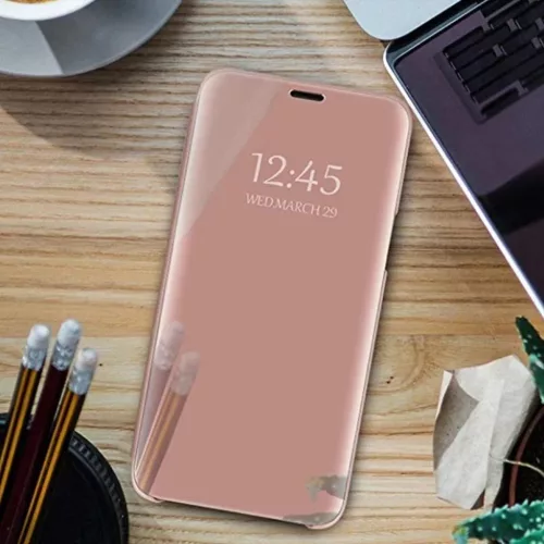 Samsung Galaxy A13 5G Clear View fliptok pink-5900495964120 4 kép
