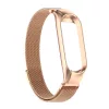 Xiaomi Mi Band 5/6 fém óraszíj rosegold