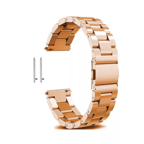 Samsung Galaxy Watch 22mm fém óraszíj rose gold színű Alphajack- 2 kép