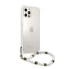 iPhone 12/12 Pro Guess White Pearl tok karpánttal átlátszó (GUHCP1-3666339003739 4 kép