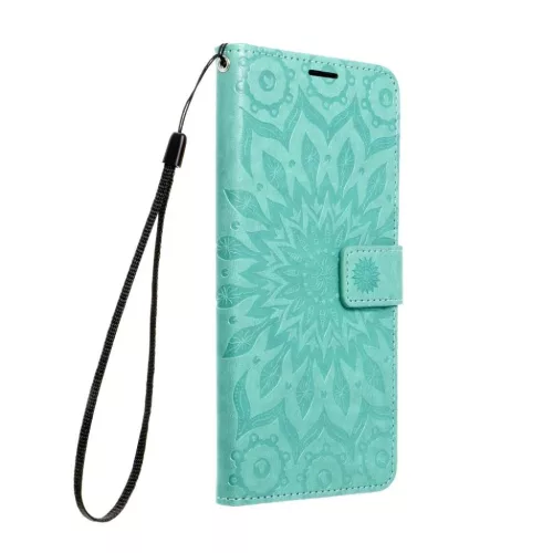 Samsung Galaxy A33 5G Forcell MEZZO mandala mintás fliptok zöld-5903396144264 3 kép