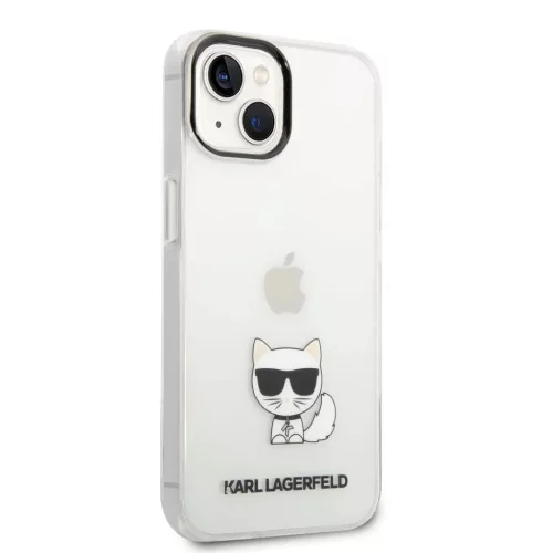 iPhone 14 Plus Karl Lagerfeld Choupette Logo tok átlátszó (KLHCP14M-3666339076528 3 kép