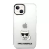 iPhone 14 Plus Karl Lagerfeld Choupette Logo tok átlátszó (KLHCP14M-3666339076528 6 kép