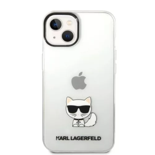 iPhone 14 Plus Karl Lagerfeld Choupette Logo tok átlátszó (KLHCP14M-3666339076528 6 kép