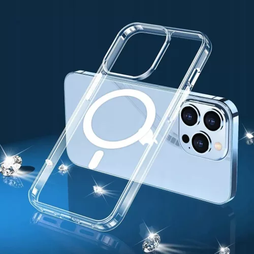 iPhone 14 Pro Max Tech-Protect FlexAir MagSafe kompatibilis áttetsző-9589046925399 3 kép