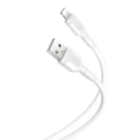 XO NB212 USB - Lightning kábel 1 m 2,1 A fehér-6920680827848 2 kép