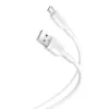 XO NB212 USB - microUSB kábel 1 m 2,1 A fehér