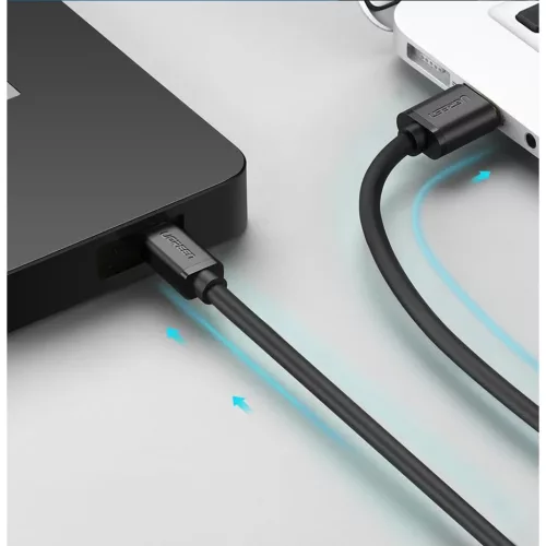 Ugreen USB - mini USB kábel 480 Mbps 1.5 m fekete (US132 10385)-6957303813858 5 kép