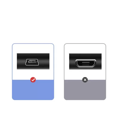 Ugreen USB - mini USB kábel 480 Mbps 1.5 m fekete (US132 10385)-6957303813858 7 kép