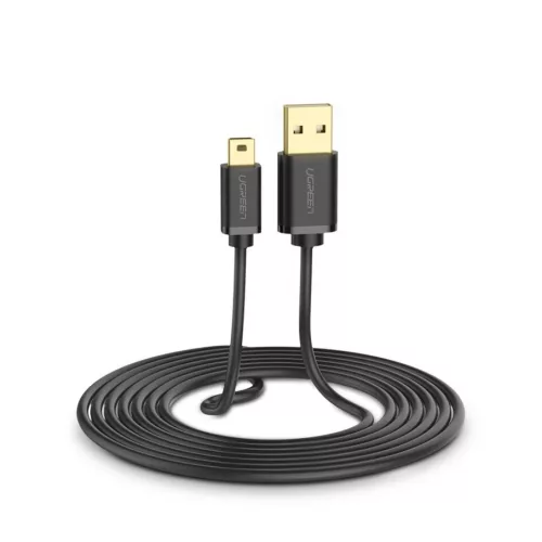 Ugreen USB - mini USB kábel 480 Mbps 1.5 m fekete (US132 10385)-6957303813858 8 kép
