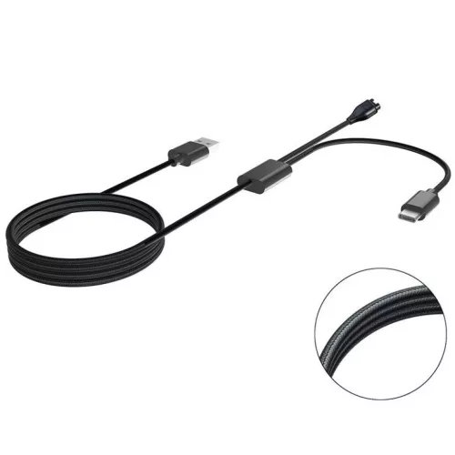 Garmin Fenix ​​7 Tactical USB töltő- és adatkábel 2 az 1-ben +-8596311196645 1 kép