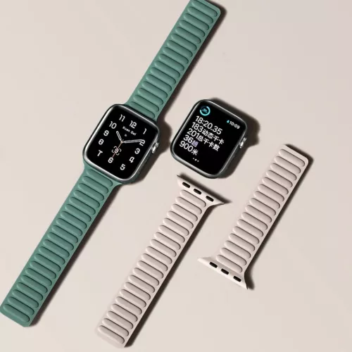 Apple Watch 4/5/6/7/8/SE/Ultra (42/44/45/49mm) Mágneses óraszíj bar-9145576255766 2 kép