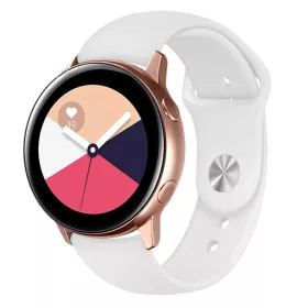 Samsung Galaxy Watch 22mm szilikon óraszíj fehér Alphajack- 1 kép