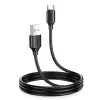 Joyroom Type-C USB adat és töltőkábel 3A 1m fekete-6956116733230 1 kép