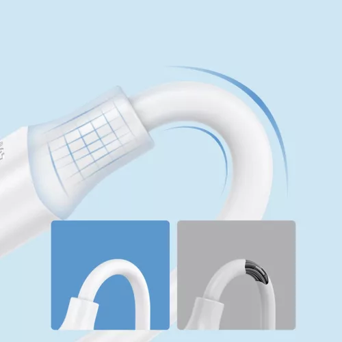 Joyroom Type-C USB adat és töltőkábel 3A 1m fekete-6956116733230 3 kép