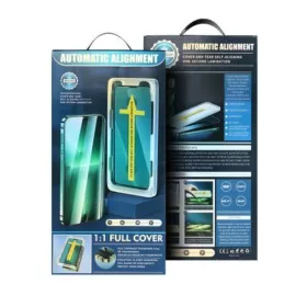 iPhone 14 Pro/15 5D Full Glue kijelzővédő üvegfólia + felhelyezé-5903396254673 1 kép