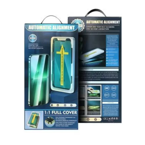 iPhone 14 Pro/15 5D Full Glue kijelzővédő üvegfólia + felhelyezé-5903396254673 1 kép