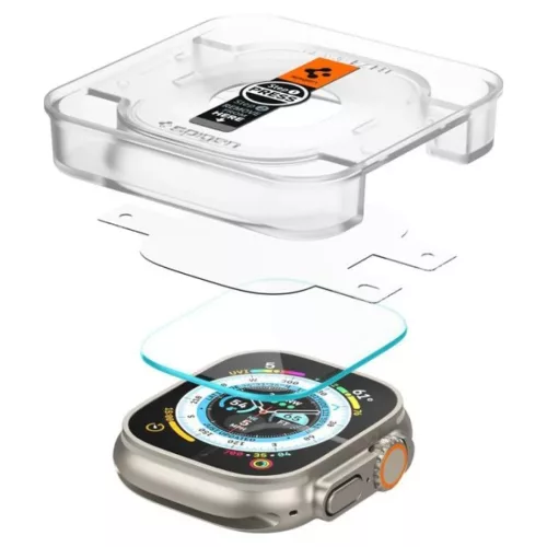 Apple Watch Ultra 1/2/3/4 49mm Spigen kijelzővédő üvegfólia GLAS.-8809811869736 3 kép