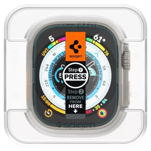 Apple Watch Ultra 1/2/3/4 49mm Spigen kijelzővédő üvegfólia GLAS.-8809811869736 6 kép