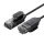 Ugreen NW122 Ethernet RJ45 hálózati kábel, Cat.6A, UTP, 0,5 m (feke-6957303873319 1 kép
