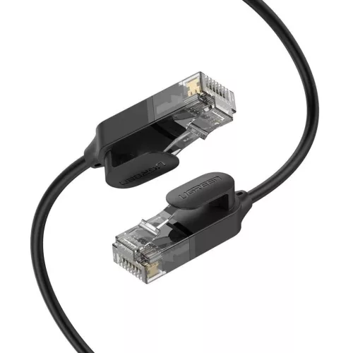 Ugreen NW122 Ethernet RJ45 hálózati kábel, Cat.6A, UTP, 0,5 m (feke-6957303873319 2 kép