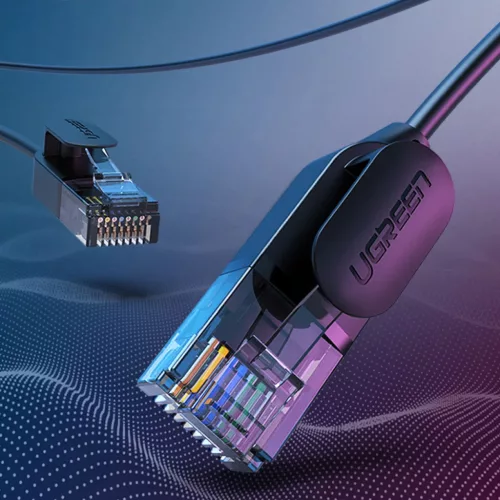 Ugreen NW122 Ethernet RJ45 hálózati kábel, Cat.6A, UTP, 0,5 m (feke-6957303873319 4 kép
