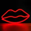Forever Light Neon LED ajkak piros Bat + USB (FLNEO8)-5900495949332 2 kép