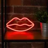 Forever Light Neon LED ajkak piros Bat + USB (FLNEO8)-5900495949332 4 kép