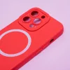 iPhone 12 Pro Szilikon MagSafe kompatibilis tok piros-5900495045980 7 kép