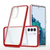 Samsung Galaxy S23 Plus Clear 3 az 1-ben szilikon tok kerettel piros-9145576272688 4 kép